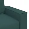 Kétszemélyes sötétzöld szövetkanapé 120 cm