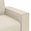 Kétszemélyes vászon kanapé 120 cm