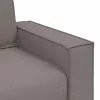 Kétszemélyes, bézs színű, szövetből készült kanapé 140 cm