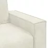 3 személyes krémszínű bársony kanapé 180 cm
