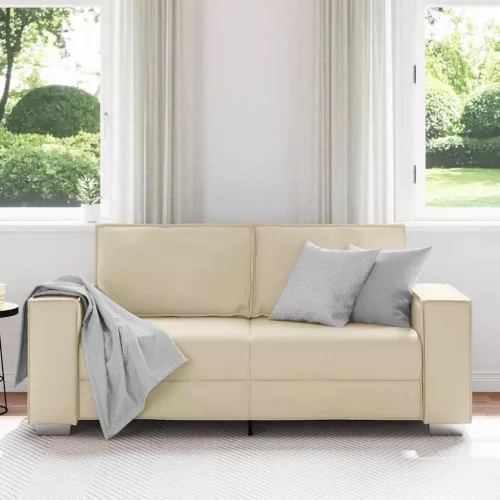 Kanapé párnával Krém 180 x 78 x 84 cm Mübőr