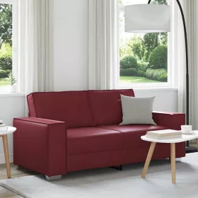 Kanapé párnával Bordó 180 x 78 x 84 cm Mübőr