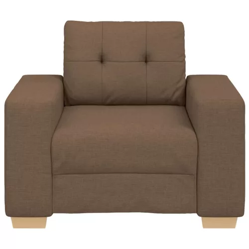 Barna szövet kanapéfotel 60 cm