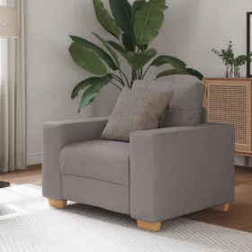 Tópszínű szövet kanapéfotel 60 cm