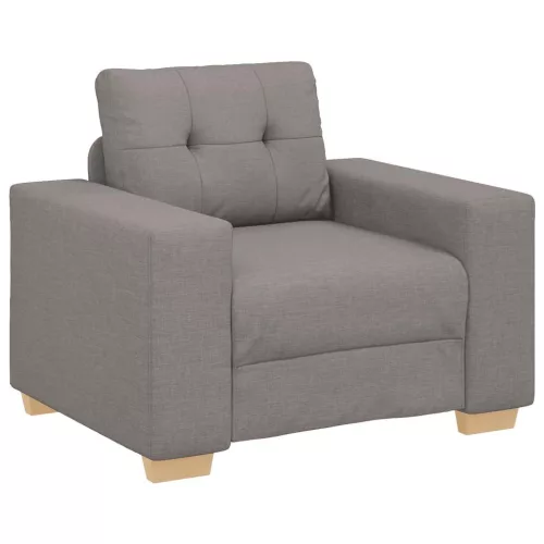 Tópszínű szövet kanapéfotel 60 cm