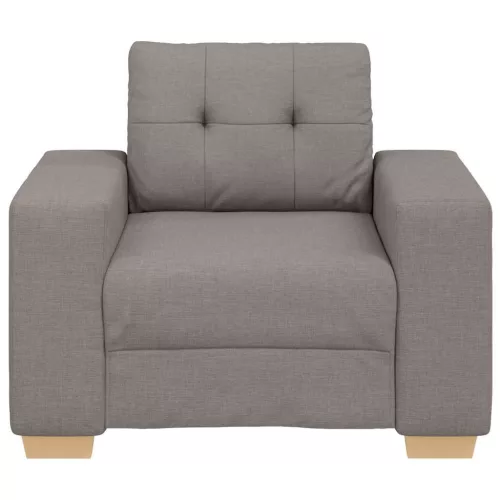 Tópszínű szövet kanapéfotel 60 cm