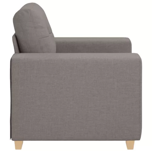 Tópszínű szövet kanapéfotel 60 cm