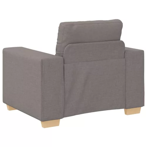 Tópszínű szövet kanapéfotel 60 cm