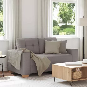 Tópszínű szövet loveseat kanapé 120 cm