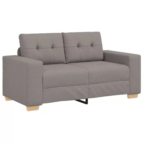 Tópszínű szövet loveseat kanapé 120 cm