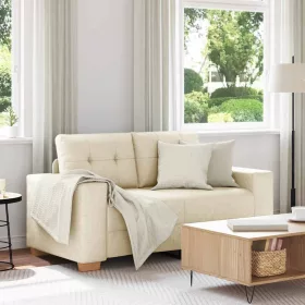 Vászon loveseat kanapé 120 cm