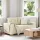 Vászon loveseat kanapé 120 cm
