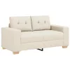 Vászon loveseat kanapé 120 cm