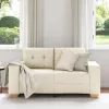Vászon loveseat kanapé 120 cm