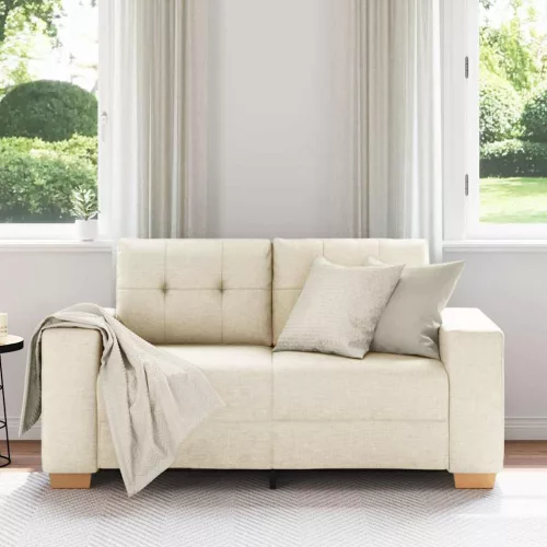 Vászon loveseat kanapé 120 cm