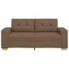 Barna szövet loveseat kanapé 140 cm