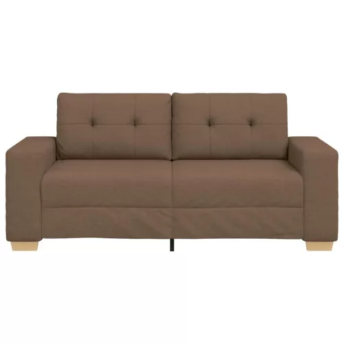 Barna szövet loveseat kanapé 140 cm