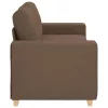Barna szövet loveseat kanapé 140 cm