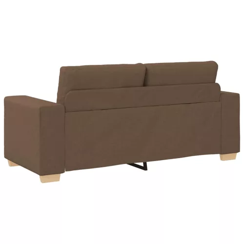 Barna szövet loveseat kanapé 140 cm