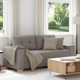 Tópszínű szövet loveseat kanapé 140 cm