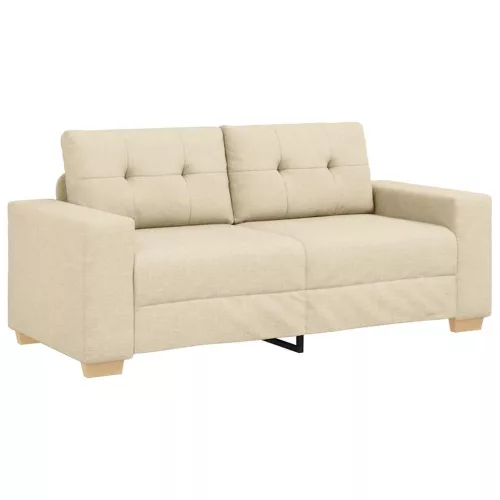 Krém szövet loveseat kanapé 140 cm