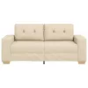 Krém szövet loveseat kanapé 140 cm