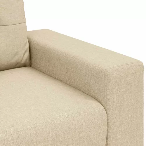 Krém szövet loveseat kanapé 140 cm