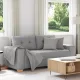 Felhőszürke szövet loveseat kanapé 140 cm
