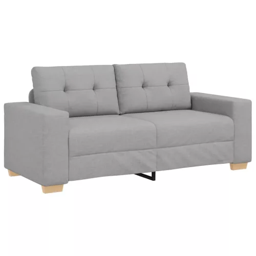 Felhőszürke szövet loveseat kanapé 140 cm