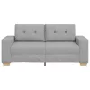 Felhőszürke szövet loveseat kanapé 140 cm