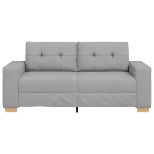 Felhőszürke szövet loveseat kanapé 140 cm