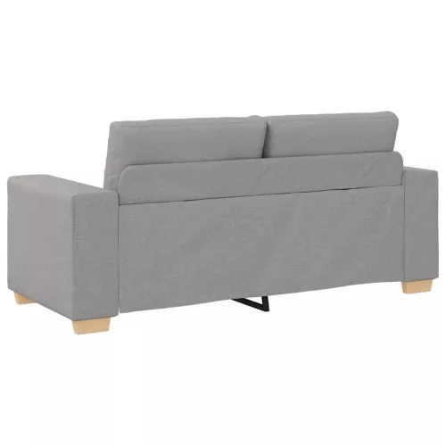 Felhőszürke szövet loveseat kanapé 140 cm