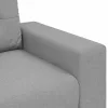 Felhőszürke szövet loveseat kanapé 140 cm