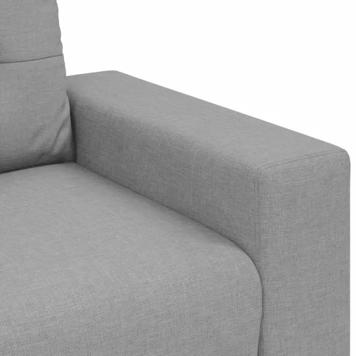 Felhőszürke szövet loveseat kanapé 140 cm