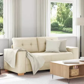 Vászon loveseat kanapé 140 cm
