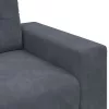 Sötétszürke bársony loveseat kanapé 120 cm