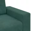 Sötétzöld bársony loveseat kanapé 140 cm