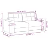 Bordó bársony loveseat kanapé 140 cm