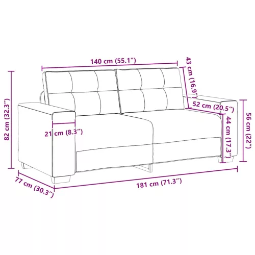 Bordó bársony loveseat kanapé 140 cm