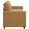 Barna bársony loveseat kanapé 140 cm