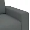 Kétszemélyes sötétszürke szövetkanapé 140 cm
