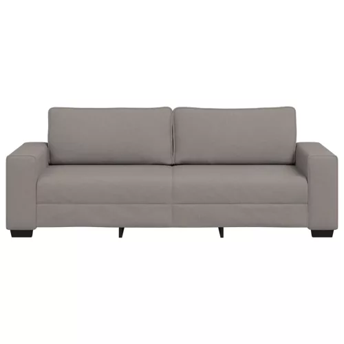 3 személyes fekete szövetkanapé 180 cm