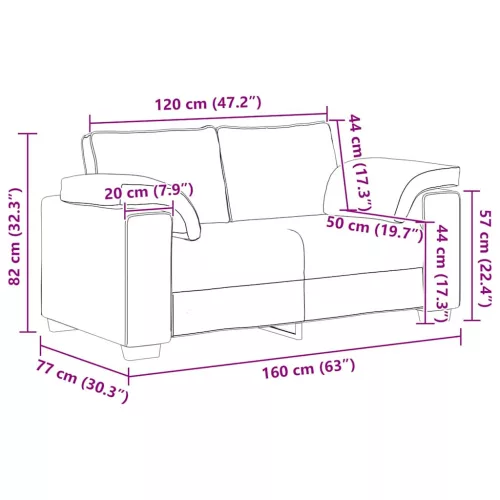 Sötétzöld bársony loveseat kanapé 120 cm