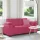 Bordó bársony loveseat kanapé 140 cm