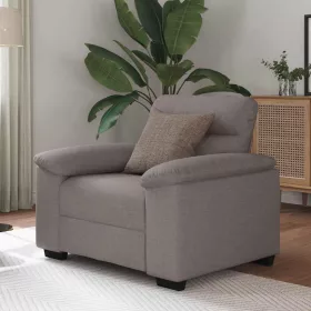 Tópszínű szövet kanapéfotel 60 cm