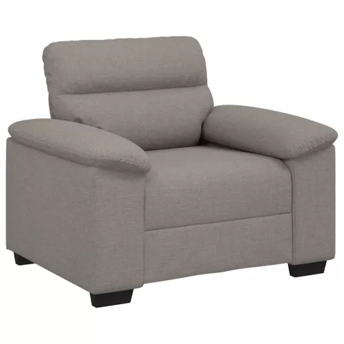 Tópszínű szövet kanapéfotel 60 cm