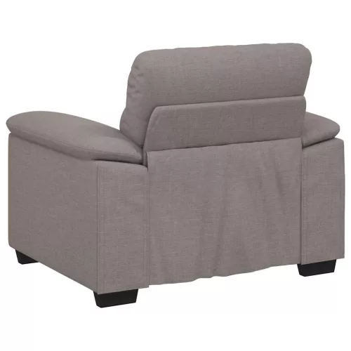 Tópszínű szövet kanapéfotel 60 cm