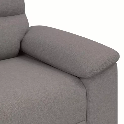 Tópszínű szövet kanapéfotel 60 cm