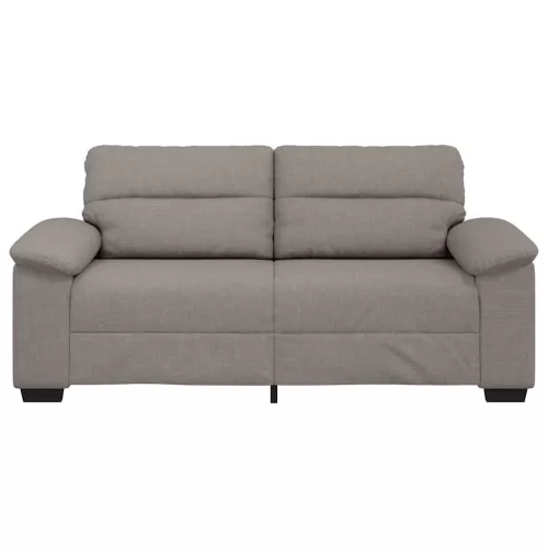 Kétszemélyes tópszínű szövet kanapé 140 cm