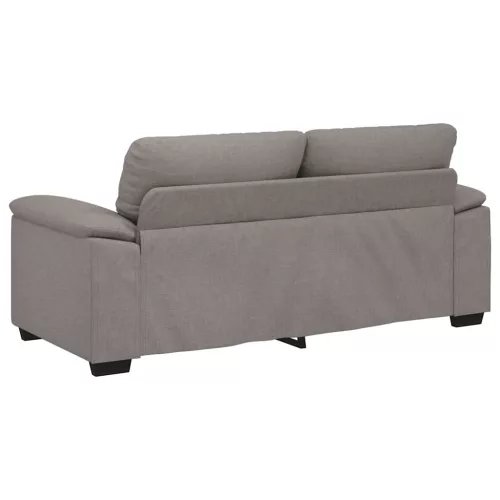 Kétszemélyes tópszínű szövet kanapé 140 cm